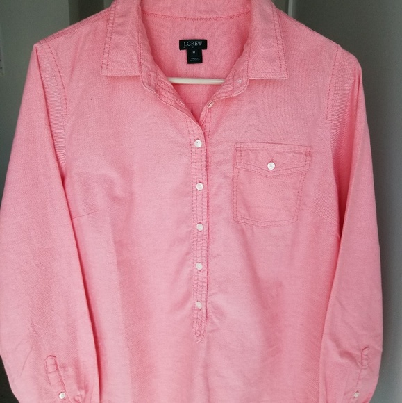 JCREW half button up - Picture 3 of 4